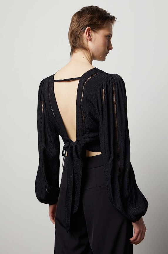 Îmbrăcăminte Answear Lab bluza 24y23349.tdb negru