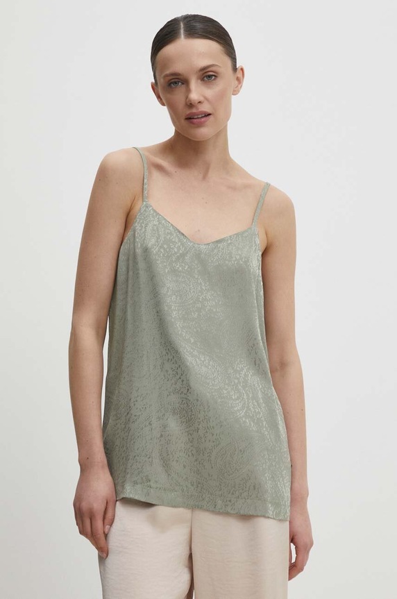 Answear Lab top cu modele verde tessa.fh