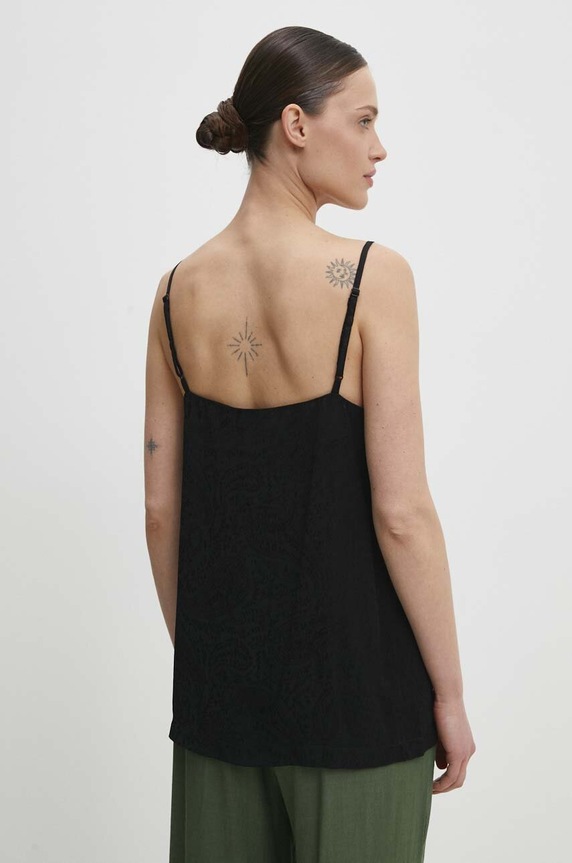 Ruházat Answear.LAB top tessa.fh fekete