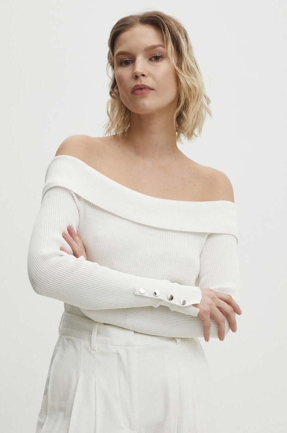 Answear.LAB sweter pozostałe biały MCY05531.HWK