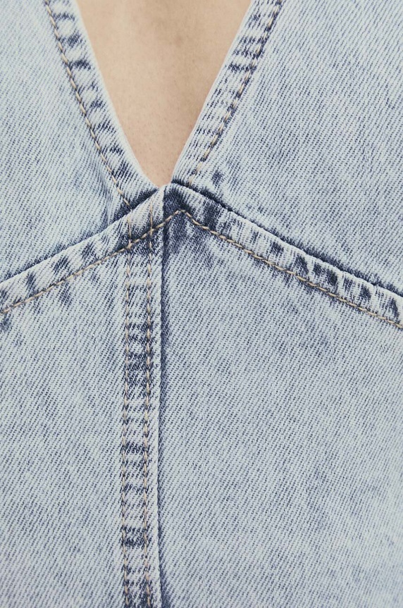 Answear.LAB top jeansowy 50716.TWK