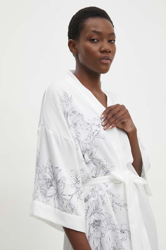 Kućni ogrtač Answear.LAB 1201159.cdb bijela WW24