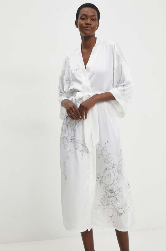 Kućni ogrtač Answear.LAB bijela 1201159.cdb