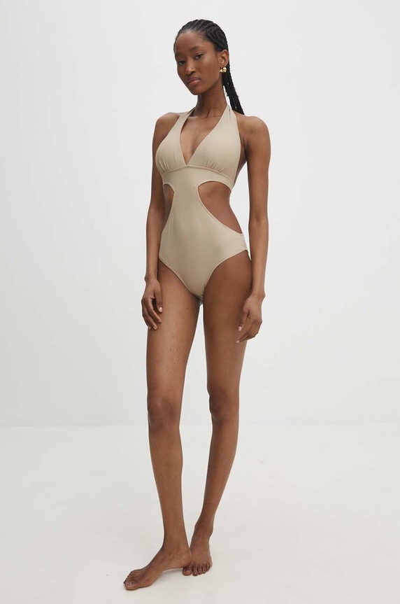 Answear Lab costum de baie dintr-o bucată hy514.2.fh bej WS25