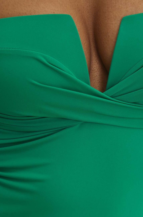 Enodelne kopalke Answear.LAB y22007.ih zelena