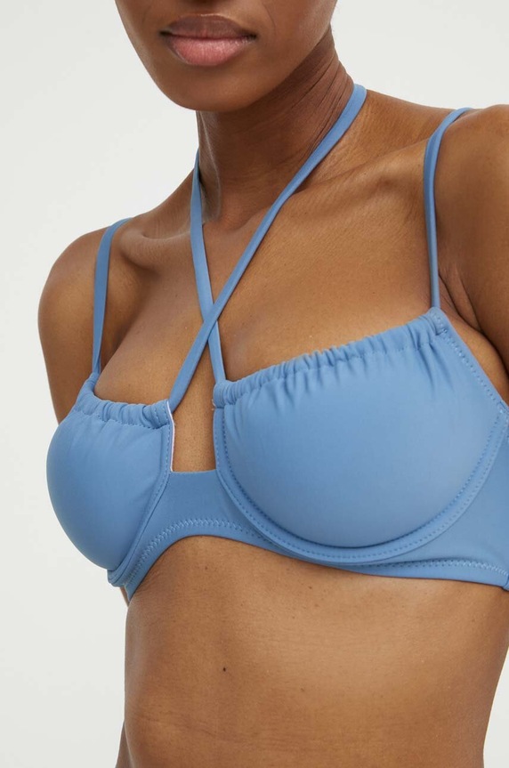 Plavková podprsenka Answear.LAB modrá hhb315.G.fh