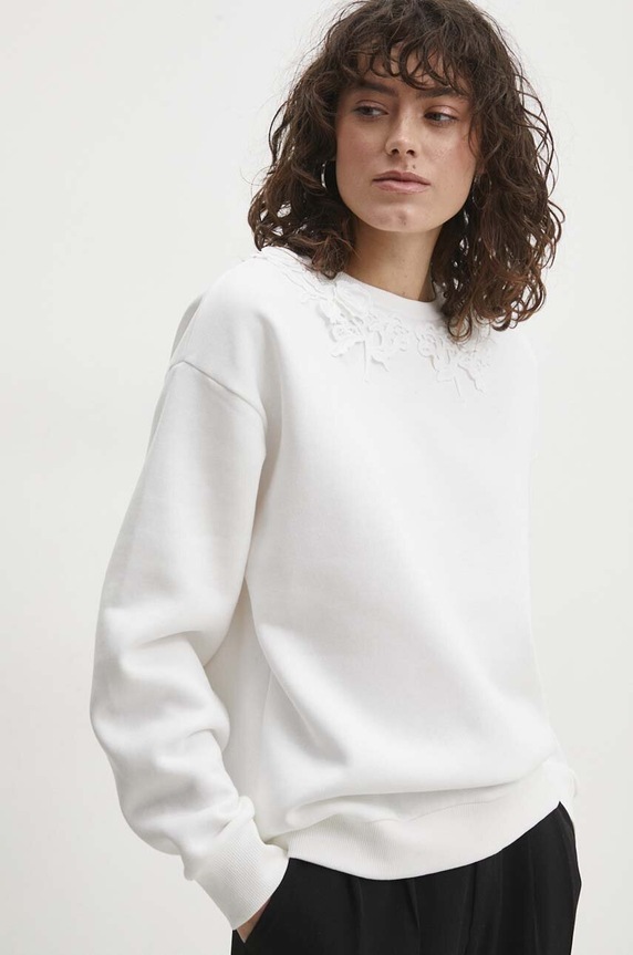 Answear Lab bluza SNG1.bld.tjs biały WW24