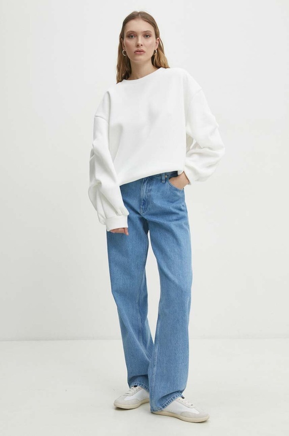 Answear Lab bluza bawełniana bawełna biały 5675.fjs