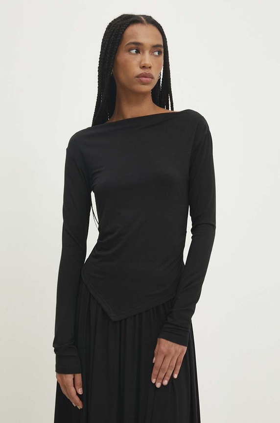 Odzież Answear Lab komplet- longsleeve i spódnica 5088ab.iw czarny
