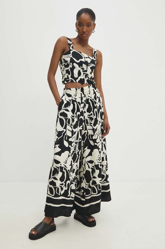 Answear.LAB komplet codzienny damski z wiskozą vf9001.fh czarny WS25