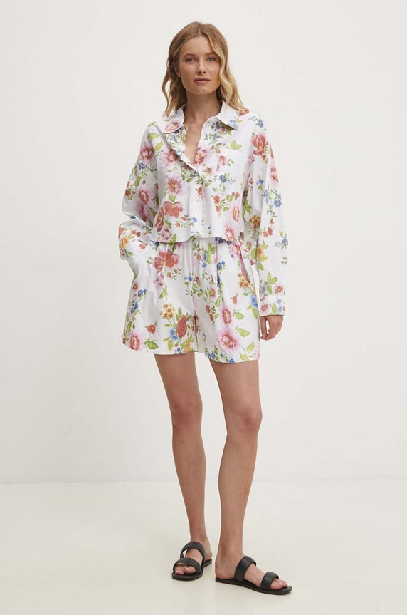 Answear.LAB komplet bawełniany wzorzyste biały 2308.12333.fh