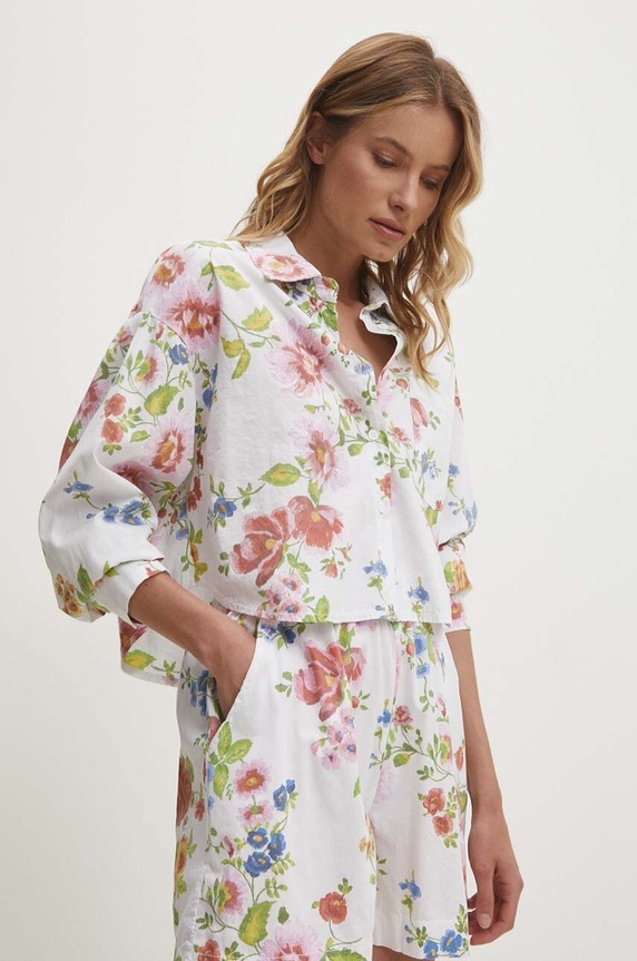 Odzież Answear.LAB komplet bawełniany 2308.12333.fh biały