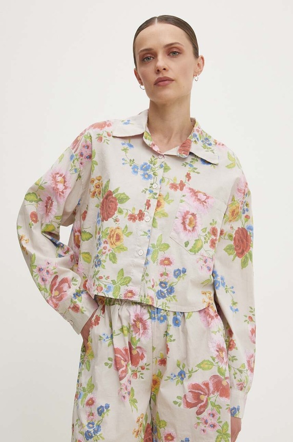 Odzież Answear.LAB komplet bawełniany 2308.12333.fh beżowy