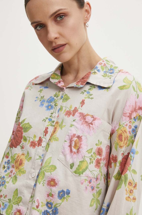 Answear.LAB komplet bawełniany 2308.12333.fh beżowy