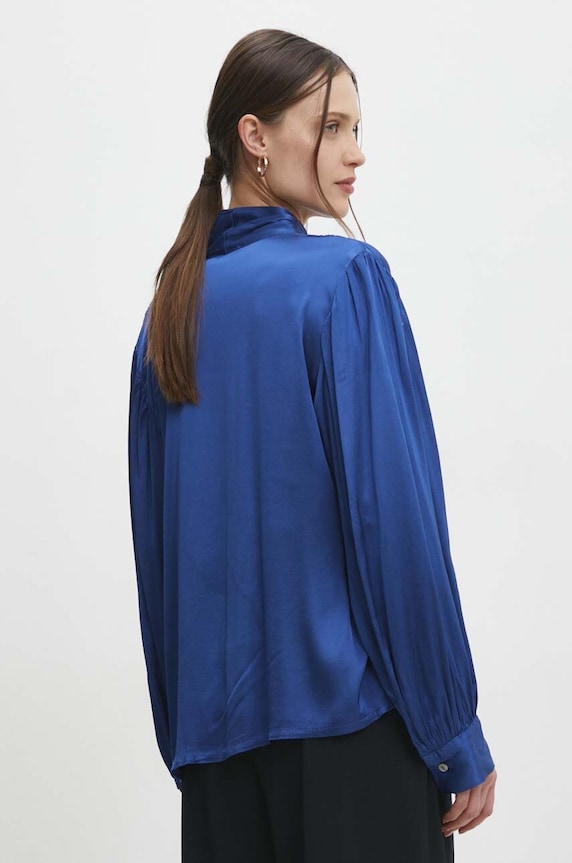 Abbigliamento Answear Lab maglia in seta 13482.fdb blu