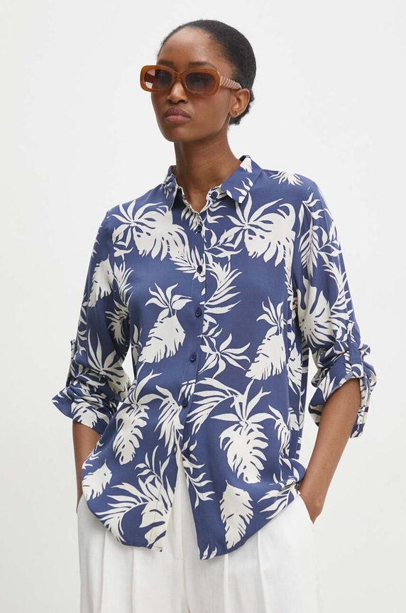 Answear.LAB ing viszkóz kék A080581.hjs