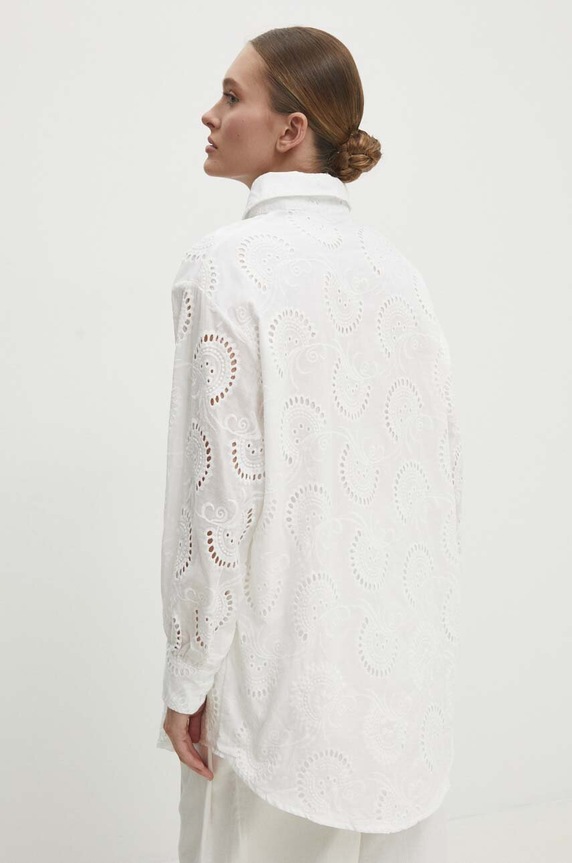 Odzież Answear Lab koszula H227.HWK biały