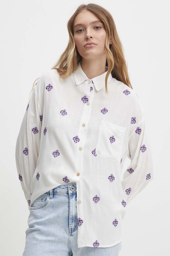 Answear.LAB koszula casual biały M21426.HWK
