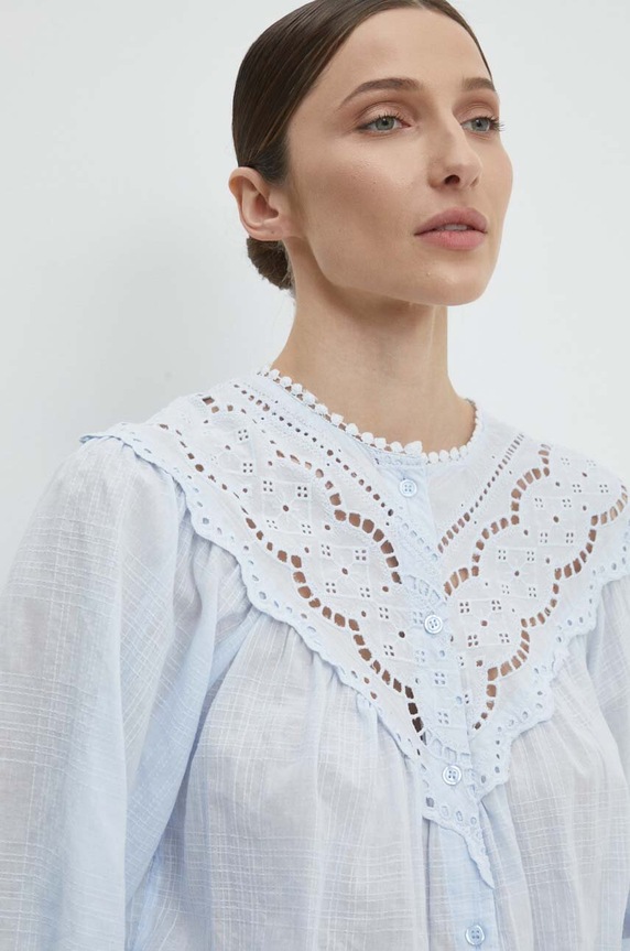 Answear Lab koszula bawełniana niebieski 928.HWK