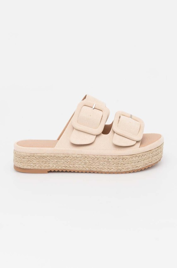 Espadrilky Answear.LAB textilný béžová h8.729.fh