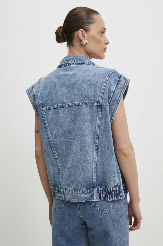 Ρούχα Γιλέκο τζιν Answear.LAB Z446.IKK μπλε