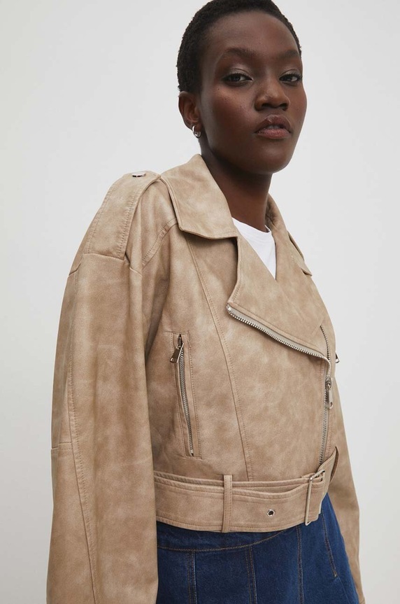 Answear Lab ramoneska L8464.HWK beżowy