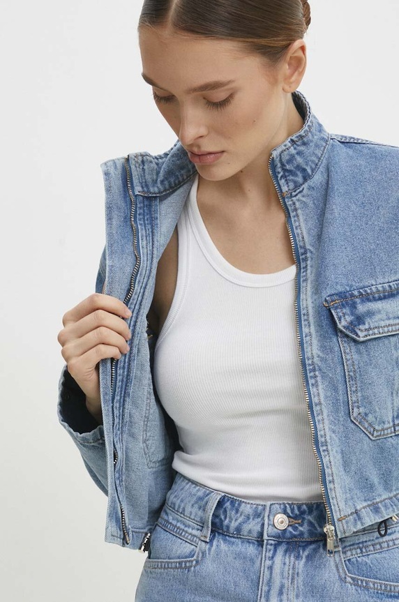 Answear Lab kurtka jeansowa l1013.IKK