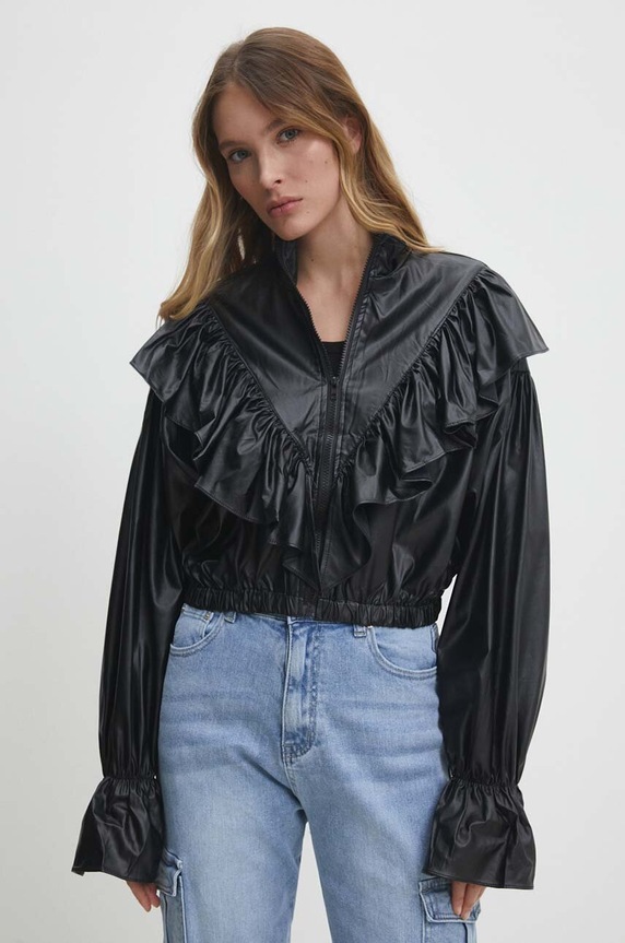 Bunda Answear.LAB oversize čierna 7088.ijs