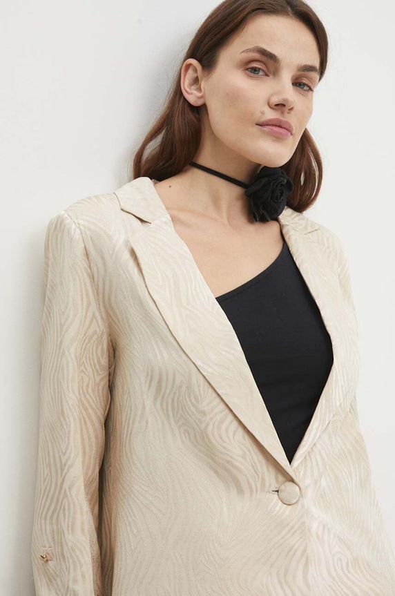 Answear.LAB zakó szövet bézs 6020.TWK