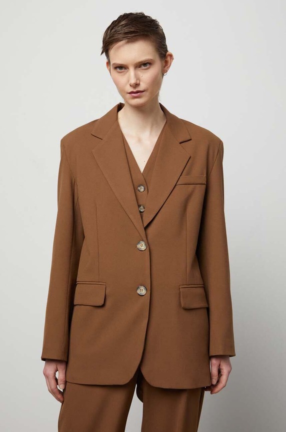 Answear.LAB marynarka brązowy 5350.td