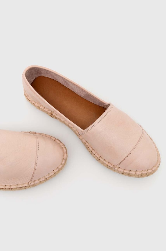 Answear.LAB espadryle skórzane beżowy Alba.HWK