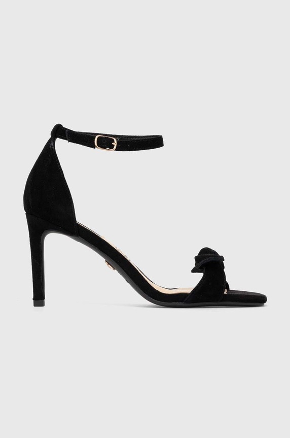 Answear Lab sandały zamszowe pozostałe czarny SS19020.HWK