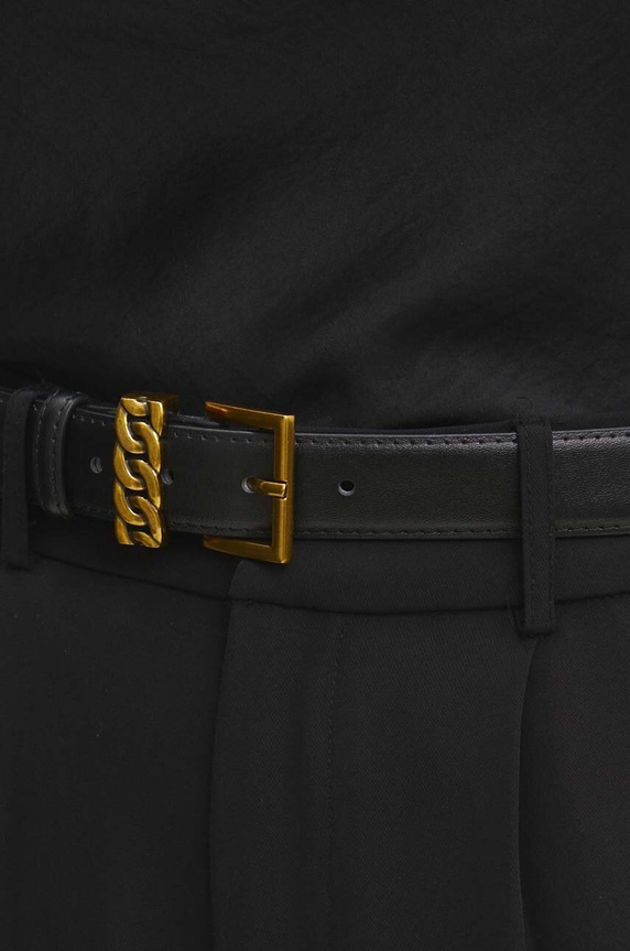 Answear Lab pasek skórzany czarny 1201110.cdb