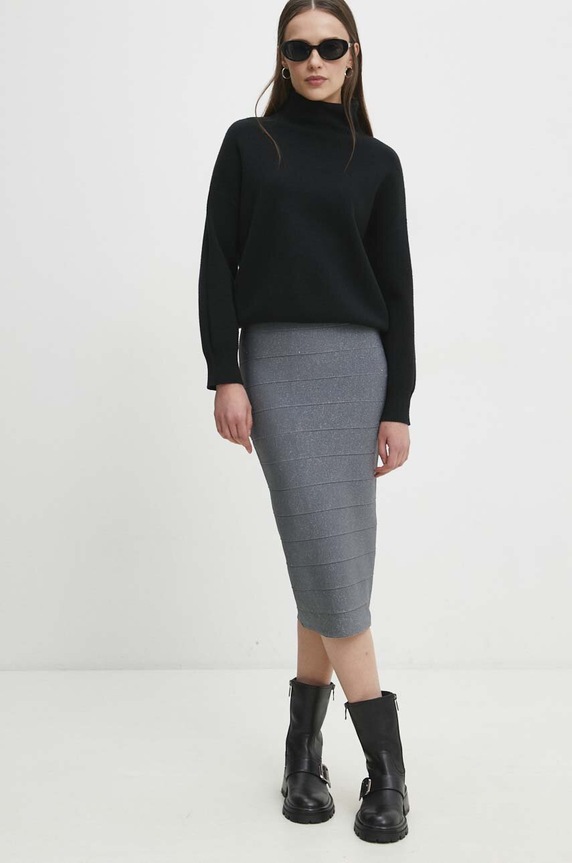 Спідниця Answear.LAB casual сірий 8087.ijs