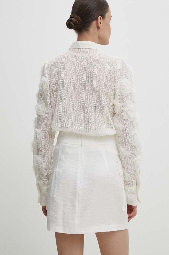 Ruházat Answear.LAB szoknya W24S.LF.040808.tjs fehér