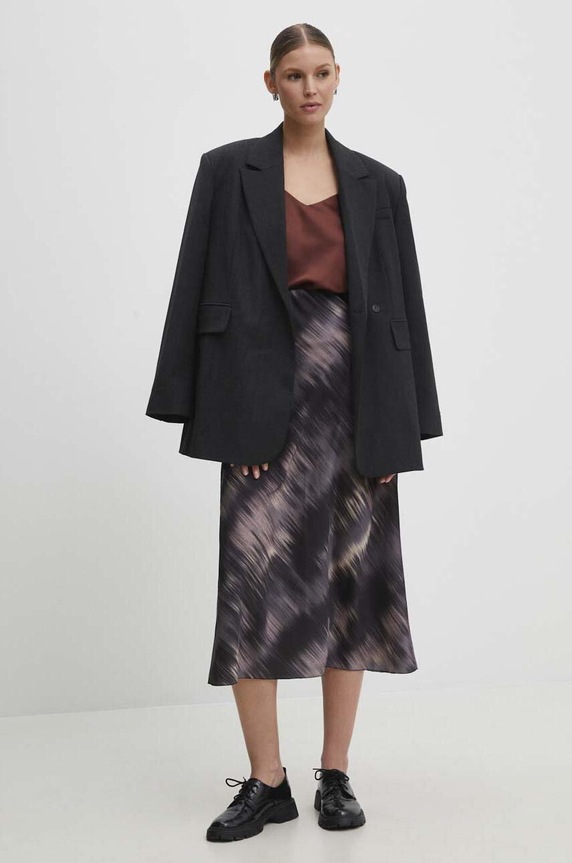 Φούστα Answear.LAB d18008.3.fh μαύρο WW24