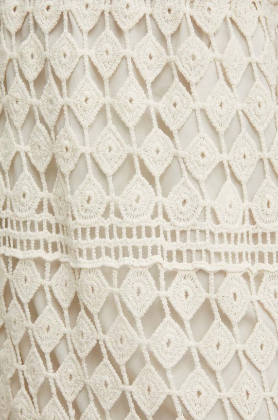 Answear.LAB spódnica bawełniana beżowy A22133.HWK