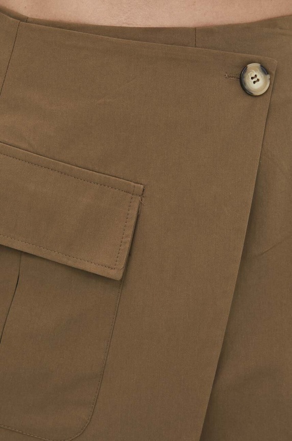 Pamučna suknja Answear.LAB zelena 4456.tw