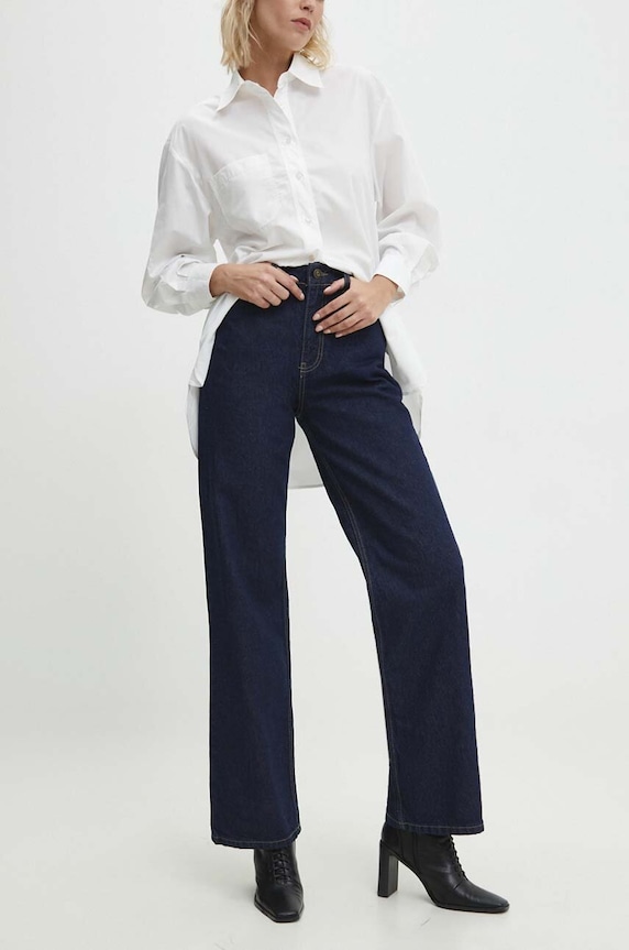 Answear Lab jeansy 6218.tw granatowy WW24