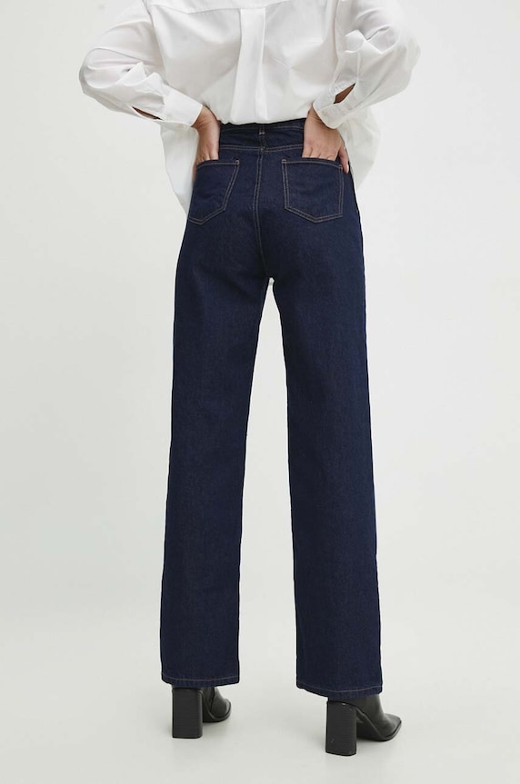 Answear Lab jeansy granatowy 6218.tw