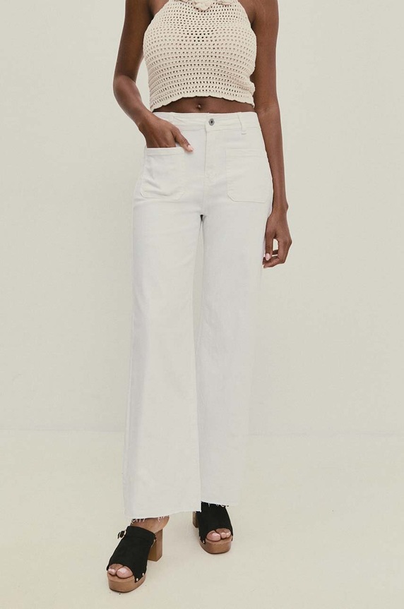 Answear.LAB jeansy biały 8051.1.IJS