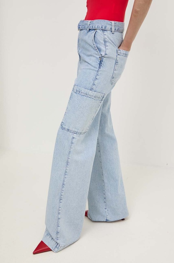 Kavbojke Answear.LAB modra 9434.TWK