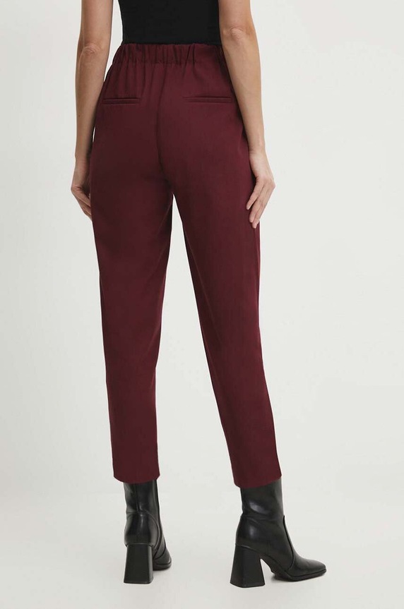 Answear.LAB nadrág 18475.TWK burgundia WW24