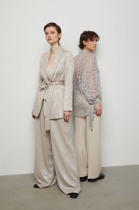 Answear.LAB nadrág 1262.th bézs WW24