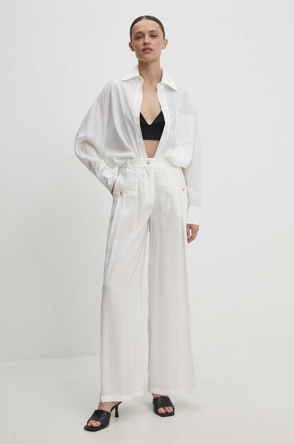 Παντελόνι Answear.LAB 704.ijs λευκό WW24