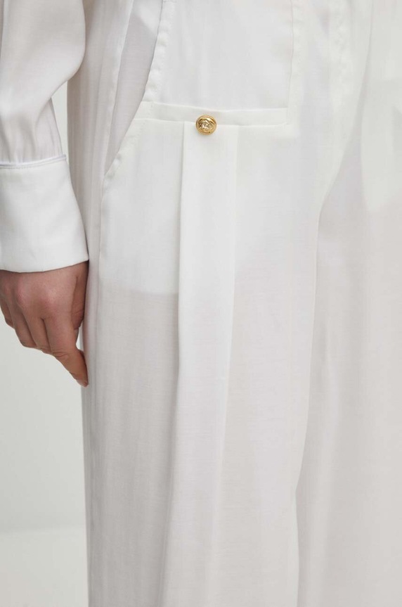 Παντελόνι Answear.LAB 704.ijs λευκό