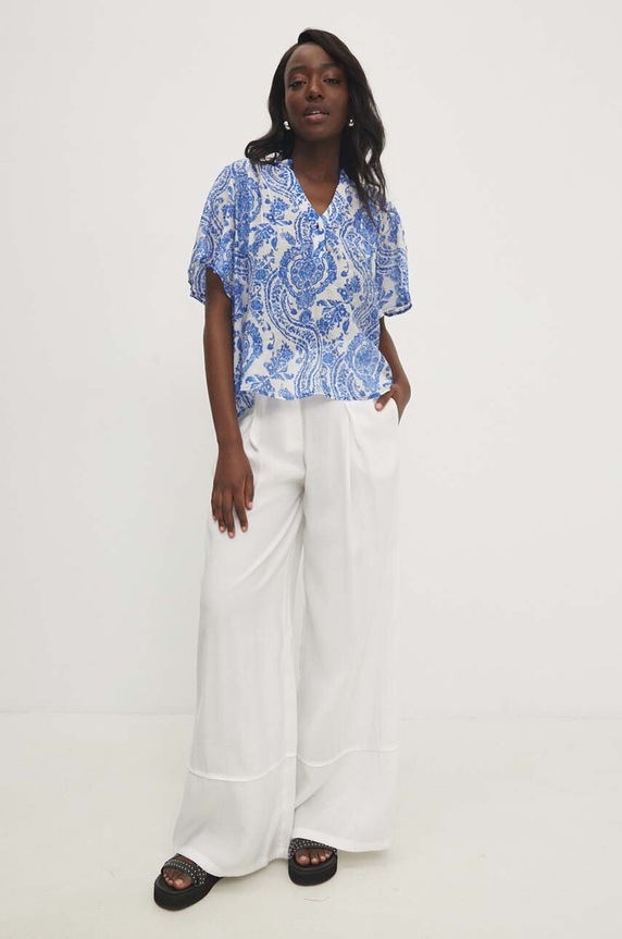 Παντελόνι Answear.LAB 727.ijs λευκό WW24