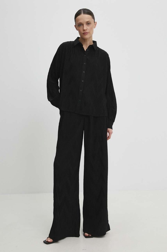 Answear.LAB nadrág fekete 22217jp.ijs