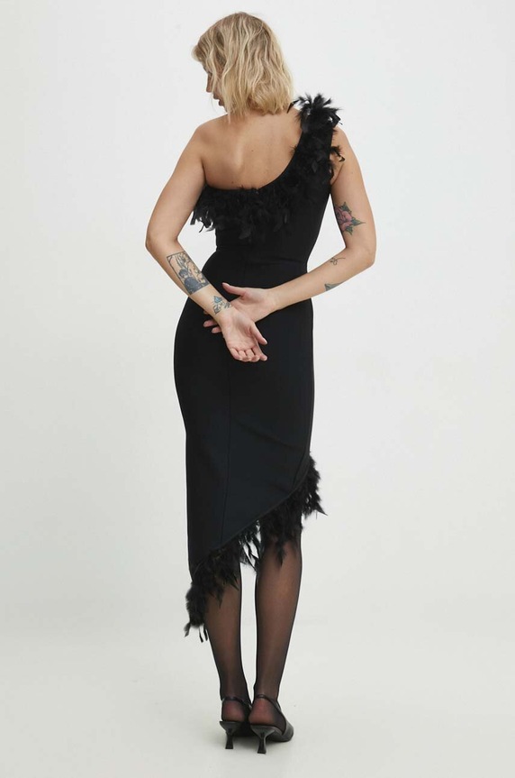 Odzież Answear.LAB sukienka 609801.HWK czarny