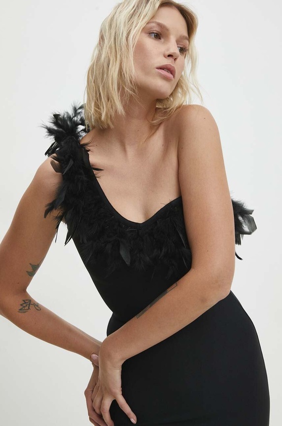 Answear.LAB sukienka czarny 609801.HWK